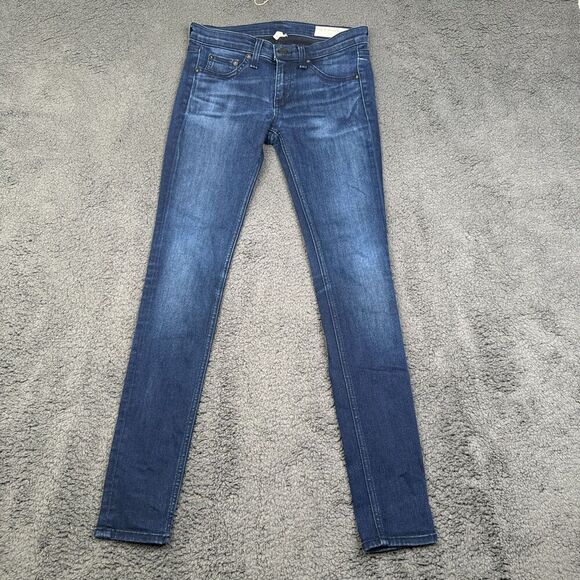 RAG & BONE Skinny Jeans Los Feliz Dark Wash Women’s Size 26 W150K89LOS - Picture 1 of 14